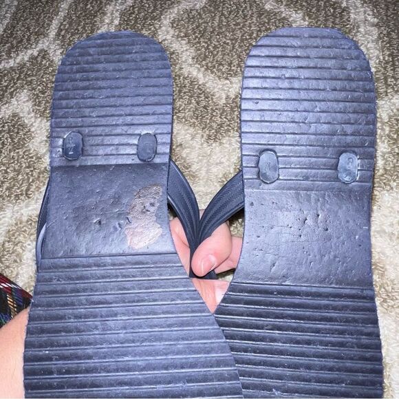 Tommy Hilfiger flip flops size 7/8 - Picture 3 of 5